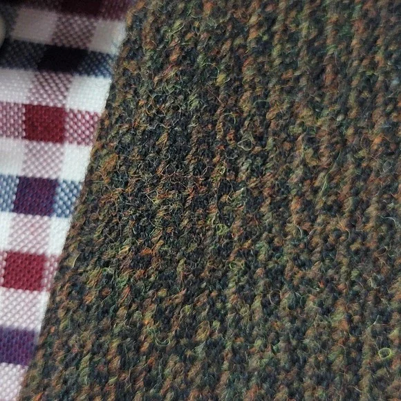 Casual Options Men's Sport Coat Blazer Three Button Brown Tweed‎ Wool Size 44R